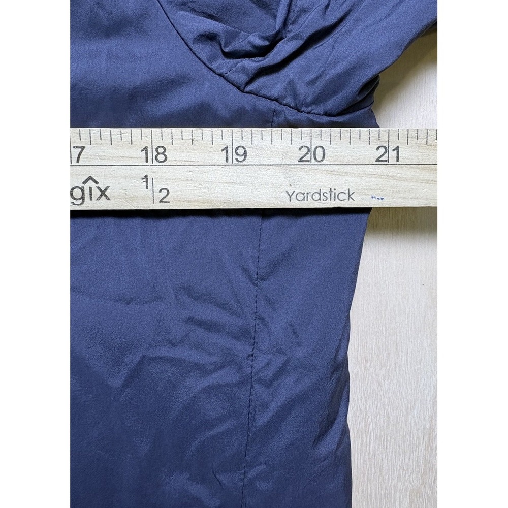 Theory Men's Navy Blue Lightweight Insulated Shirt Jacket Size S Classic Snap Up - Picture 6 of 9